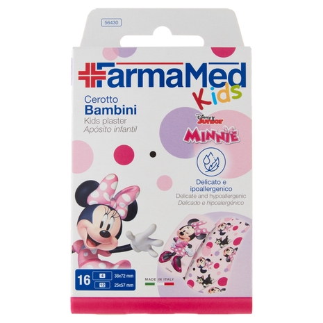 FarmaMed Kids Disney Junior Minnie Cerotto Bambini 16 pz